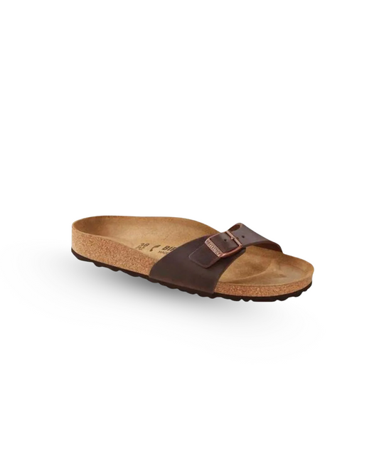 Birkenstock Madrid Oiled Leather Habana Sandals