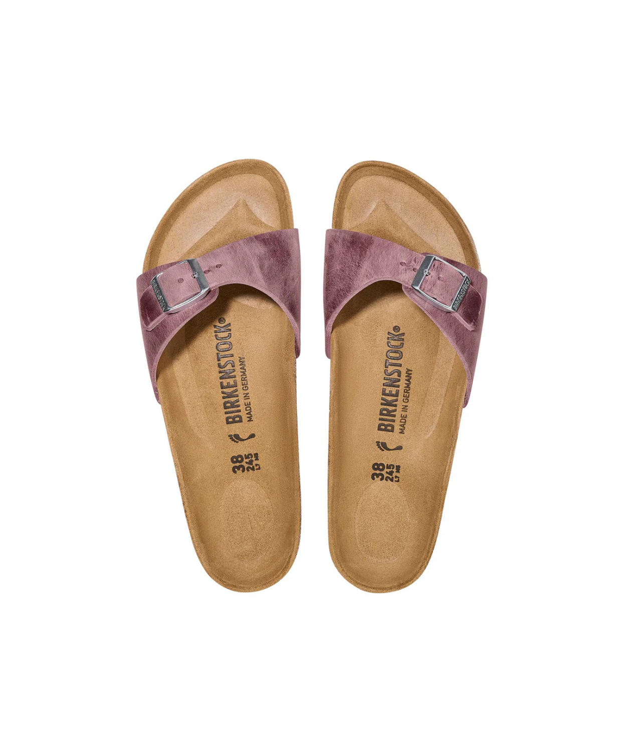 Birkenstock Madrid Oiled Leather Lavender Sandals