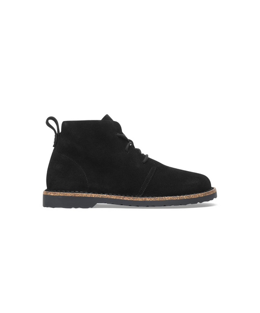 Birkenstock Uppsala Mid Suede Leather Black Boots